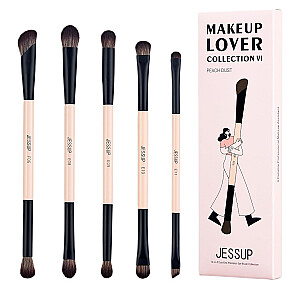 Набор из 5 кистей для макияжа глаз JESSUP 10-in-5 Duo-End Precision Eye Brush Collection T509