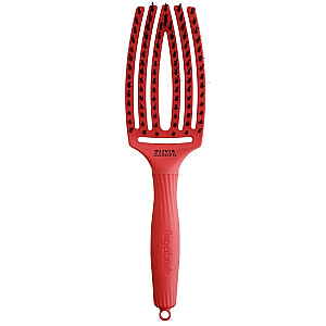 OLIVIA GARDEN Finger Brush I'm Perfection Red Confidence szczotka do włosów Combo Medium Peach