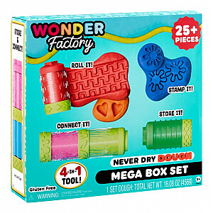 Masa plastyczna Wonder Factory Never Dry Dough Mega Box Set 