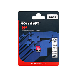 Карта памяти Patriot Memory EP A2 512 ГБ MicroSDXC V30 U3 Class 10 (PEF512GEP32MCX)