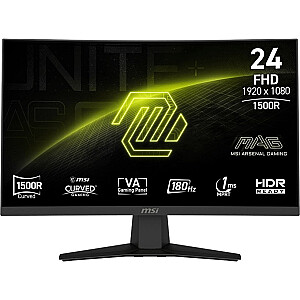 MSI MAG 244C - 23,6&quot; | VA Curve 1500R | Full HD | 1 мс | 180 Гц