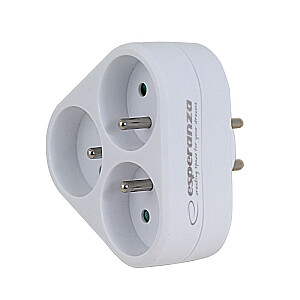Esperanza ELK303W Электрический разветвитель 3 розетки Белый