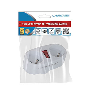 Esperanza ELK306W Электрический разветвитель 2 GN. Белый