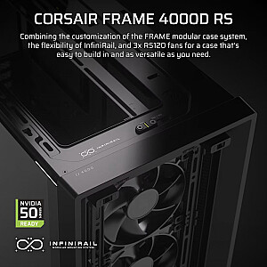 Obudowa FRAME 4000D RS Black Mid Tower ATX 