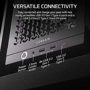 Obudowa FRAME 4000D RS Black Mid Tower ATX 