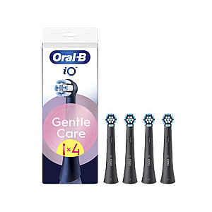 Oral-B Replaceable toothbrush heads | iO GentleCare | Heads | For adults | Number of brush heads included 4 | Black