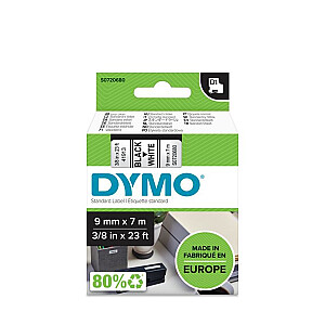 DYMO D1 Standard – juodai baltame fone – 9 mm