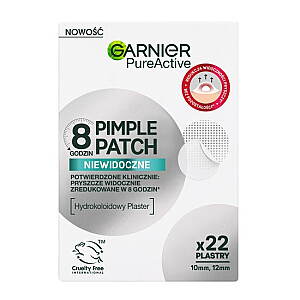 GARNIER Pure Active Pimple Patch niewidoczne Hydrokoloidowe plastry na niedoskonałości 22szt