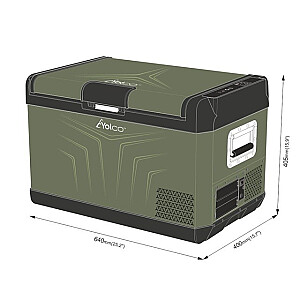 PRZENOŚNA LODÓWKA KOMPRESOROWA GCX47 GREEN