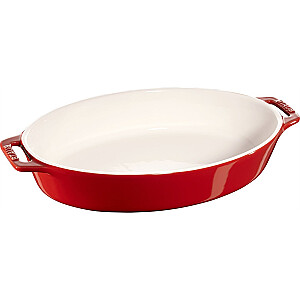 Керамическое блюдо Staub Oval - 2,3 л, красное