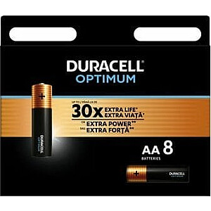 Duracell Duracell OPTIMUM AA šarminės baterijos, 8 vnt. [334|6]