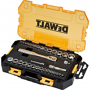 „Dewalt“ įrankių rinkinys, DEWALT veržliarakčių rinkinys, 34 dalys.