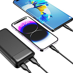 Dudao Powerbank Dudao K18 Pro 20000 мАч USB-A / USB-C / Micro USB - черный