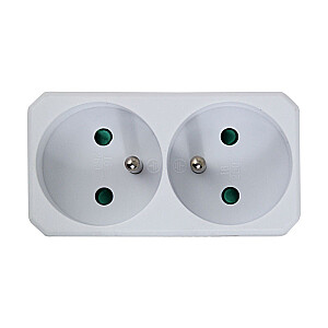 Esperanza ELK305W elektros skirstytuvas, 2 lizdai, baltas
