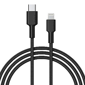 AUKEY CABLE USB-C - LIGHTNING MFI 27W BRAIDED 1,8M