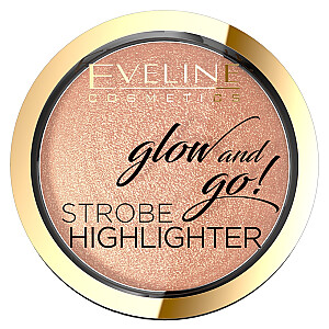 EVELINE Glow And Go! Strobe Highlighter розовый лак для ногтей 02 Gentle Gold 8,5 г