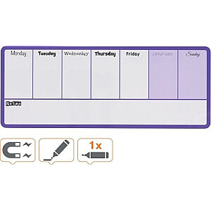 Nobo Еженедельный планировщик Nobo 140x360 фиолетовый