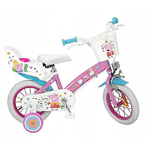 Children's bicycle 12" Peppa Pig pink 1295 TOIMSA