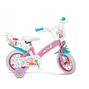 Children's bicycle 12" Peppa Pig pink 1295 TOIMSA