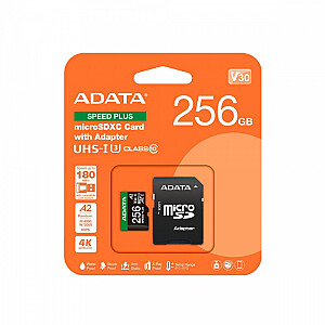 Карта microSD Speed Plus 256 ГБ UHS1 U3 V30 A2 180/160 МБ/с