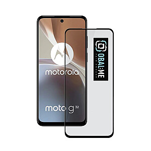 - Защитное стекло OBAL:ME 5D для Motorola G32 черное