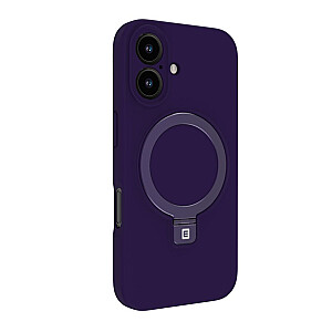 Evelatus Apple iPhone 16 Premium Magsafe with Stand Soft Touch Silicone Case Purple