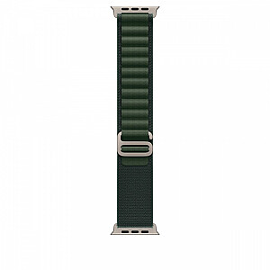 Opaska Alpine w kolorze ciemnozielonym do koperty 49 mm - rozmiar S - elementy z tytanu w kolorze naturalnym