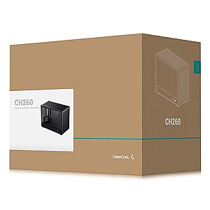 DeepCool CH260 mikro bokštas, juodas