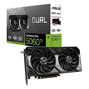 ASUS Dual-RTX5060TI-O16G NVIDIA GeForce RTX5060Ti 16 GB GDDR7 vaizdo plokštė