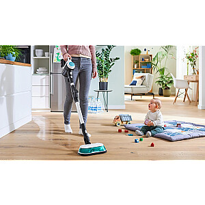 Bosch BCS71HYG4 belaidis dulkių siurblys 2 viename, siurbia ir plauna grindis „Unlimited 7 ProHygienic Aqua White“