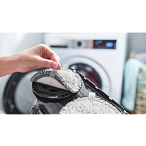 Bosch BCS71HYG4 belaidis dulkių siurblys 2 viename, siurbia ir plauna grindis „Unlimited 7 ProHygienic Aqua White“