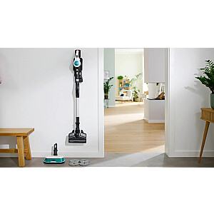 Bosch BCS71HYG4 belaidis dulkių siurblys 2 viename, siurbia ir plauna grindis „Unlimited 7 ProHygienic Aqua White“