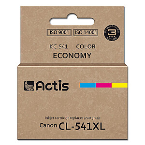 Чернила Actis KC-541 для принтера Canon (замена CL-541XL) Supreme, 18 мл, синие, желтые, красные