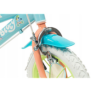 Rower dziecięcy TOIMSA Bluey 12"  Błękitno-limonkowy