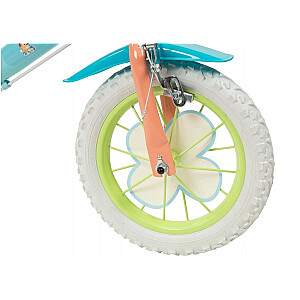 Rower dziecięcy TOIMSA Bluey 12"  Błękitno-limonkowy
