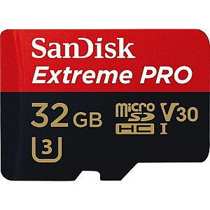 EXTREME PRO microSDHC 32 ГБ +адаптер