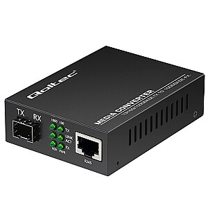 Dwukierunkowy Media Konwerter SWITCH Ethernet 1x RJ45 1x SFP |   1000Mb/s | 5V 
