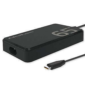 Ładowarka sieciowa 65W GaN Super Fast SLIM | PD | 5-20V | 3.25A |USB-C 3.1 | Laptop | MacBook | Smartfon | +kabel 