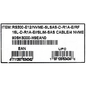 Kable do platf. Asus RS300-E12/NVMe-SLSAS-D-R1A-E