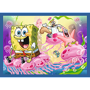 TREFL SPONGEBOB 4 dėlionių rinkinys
