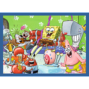 TREFL SPONGEBOB 4 dėlionių rinkinys