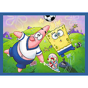 TREFL SPONGEBOB 4 dėlionių rinkinys