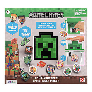 MINECRAFT DIY 3D lipdukų gaminimo rinkinys