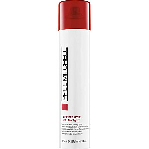 PAUL MITCHELL Paul Mitchell, „Flexible Style Hold Me Tight“ plaukų lakas be parabenų, suteikiantis tvirtumo, 300 ml moterims