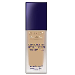 CLARESA Natural Skin Tinted Serum Foundation, Podkład-serum z naturalnym wykończeniem 2WO Medium Olive 32ml