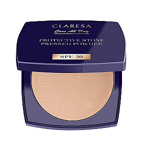 CLARESA Protective Stone Pressed Powder puder prasowany utrwalający z filtrem SPF30 Universal 10g