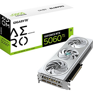 „Gigabyte GeForce RTX 5060 Ti Aero OC 8GB GDDR7 DLSS4“ (GV-N506TAERO OC-8GD) vaizdo plokštė