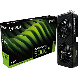 Video GeForce RTX 5060 Ti Dual 8 ГБ GDDR7 DLSS4 (NE7506T019P1-GB2062D)
