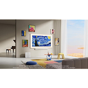 TCL 55A300 Pro 55" 4K Ultra HD išmanusis televizorius su „Wi-Fi“, baltas, 450 cd/m²