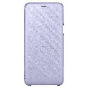 Samsung A6 Plus 2018 A605 Wallet Cover Purple
